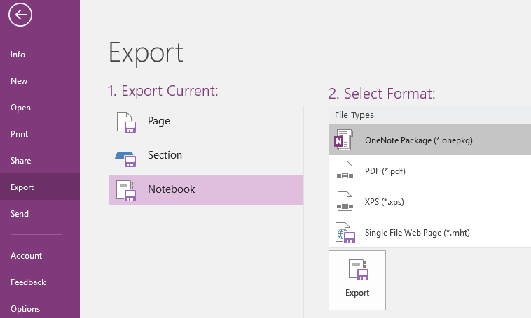 how to import onenote notebooks